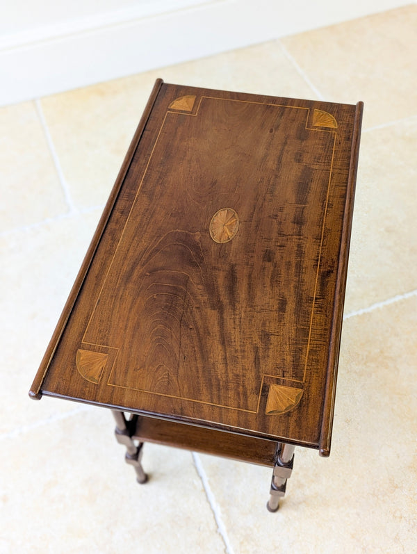 Antique Edwardian Mahogany Anglo-Japanese Pagoda Occasional Table c.1910