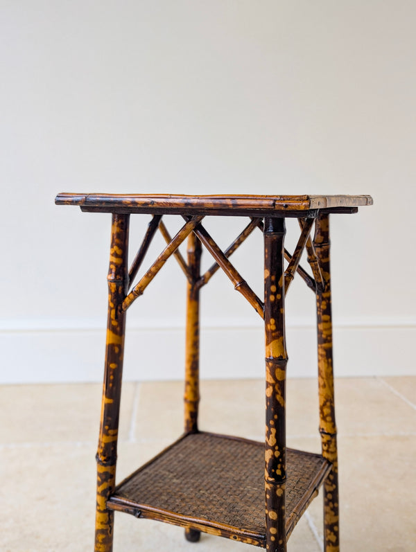 Antique Victorian Bamboo Occasional Table c.1890