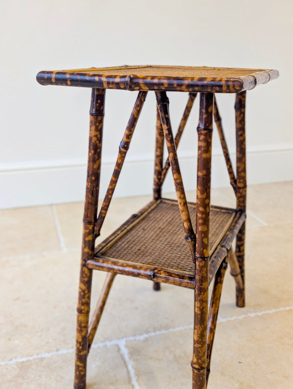 Antique Victorian Bamboo Occasional Table c.1890
