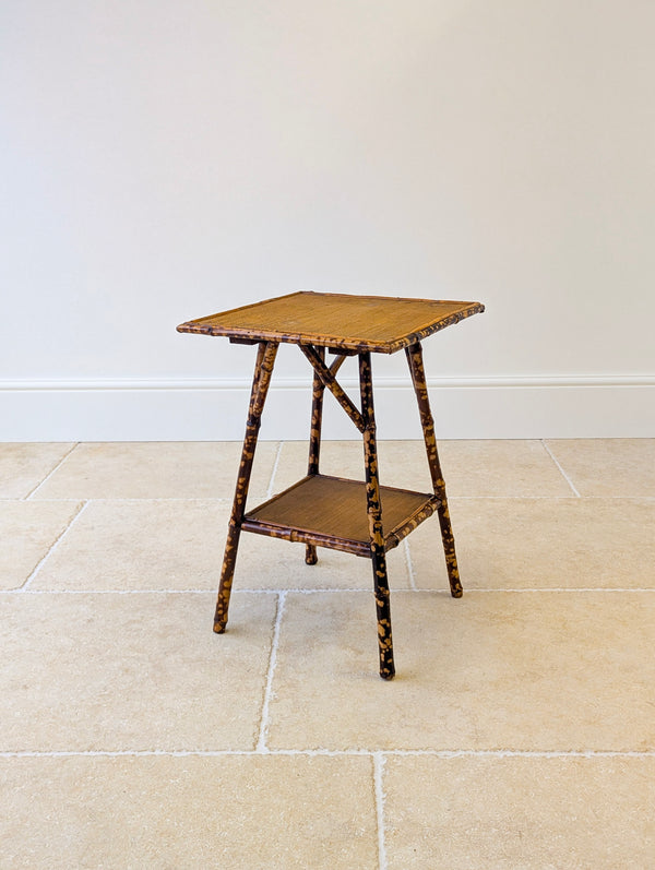 Antique Victorian Bamboo Occasional Table c.1890