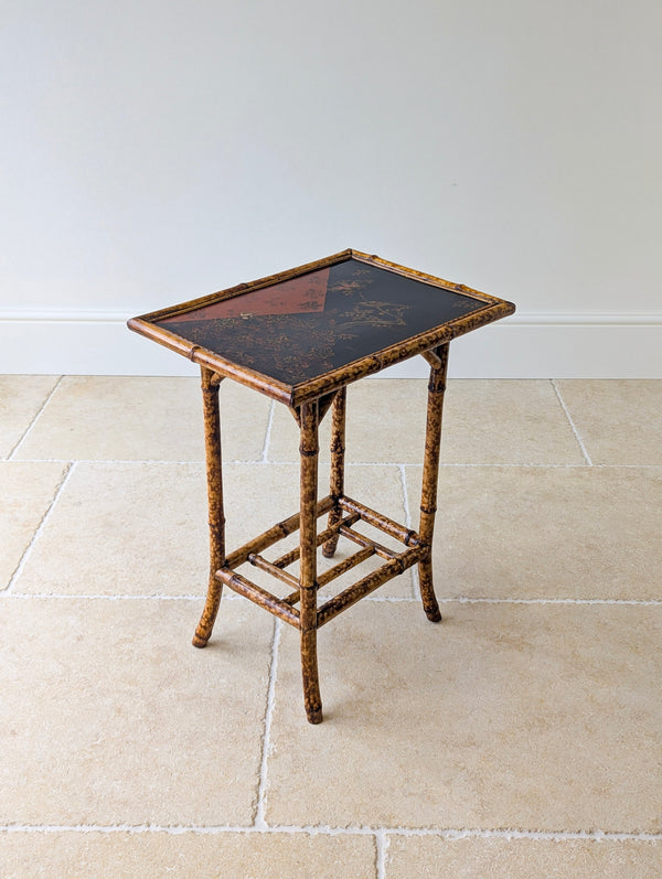 Antique Victorian Bamboo Occasional Table c.1890
