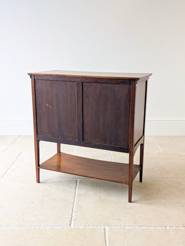Antique Edwardian Mahogany Music Cabinet c.1910