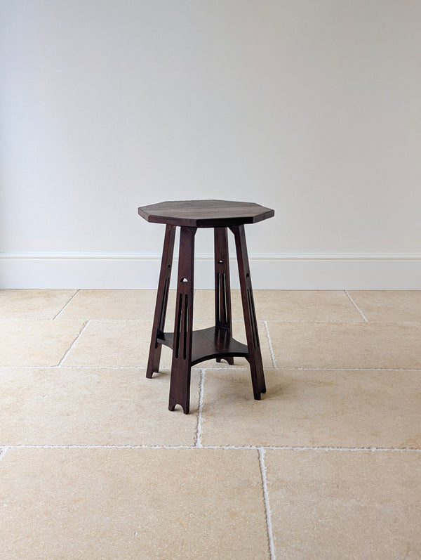 Antique Arts & Crafts Oak Occasional Table c.1900