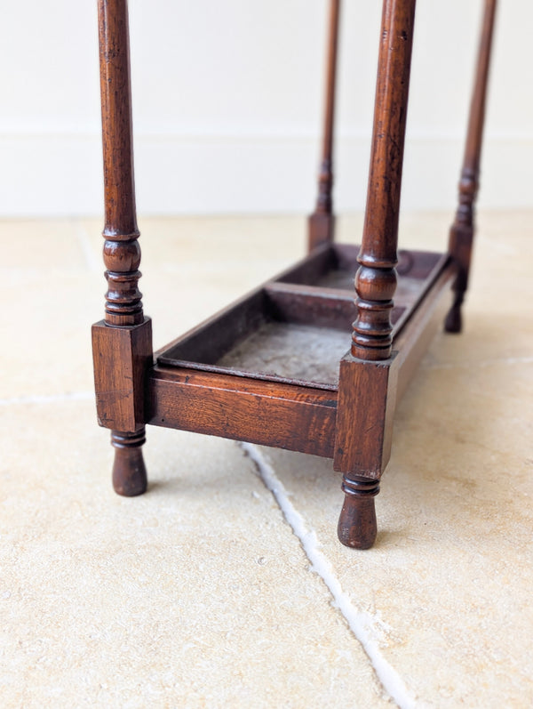 Antique Victorian Mahogany Stick Stand c.1890