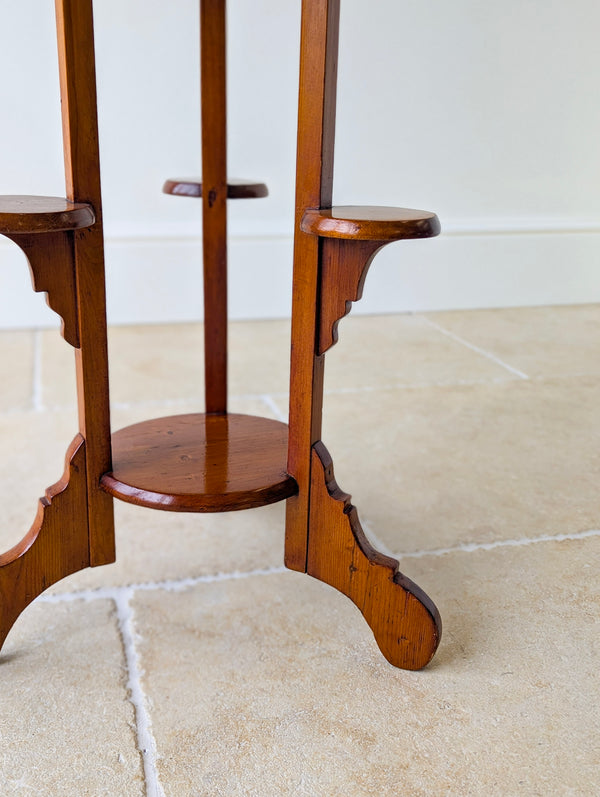Antique Early 20th Century Beech Occasional Table c.1920