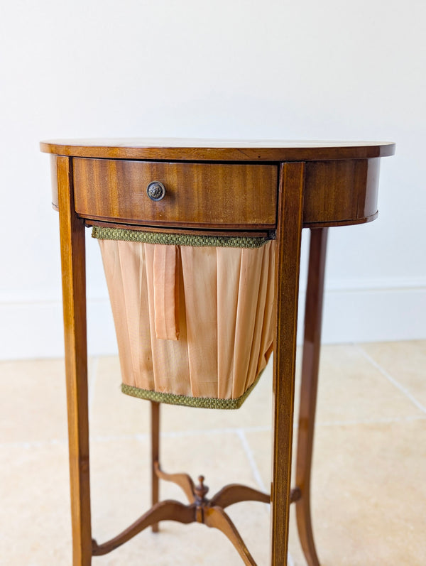 Antique Edwardian Mahogany Work Table c.1910