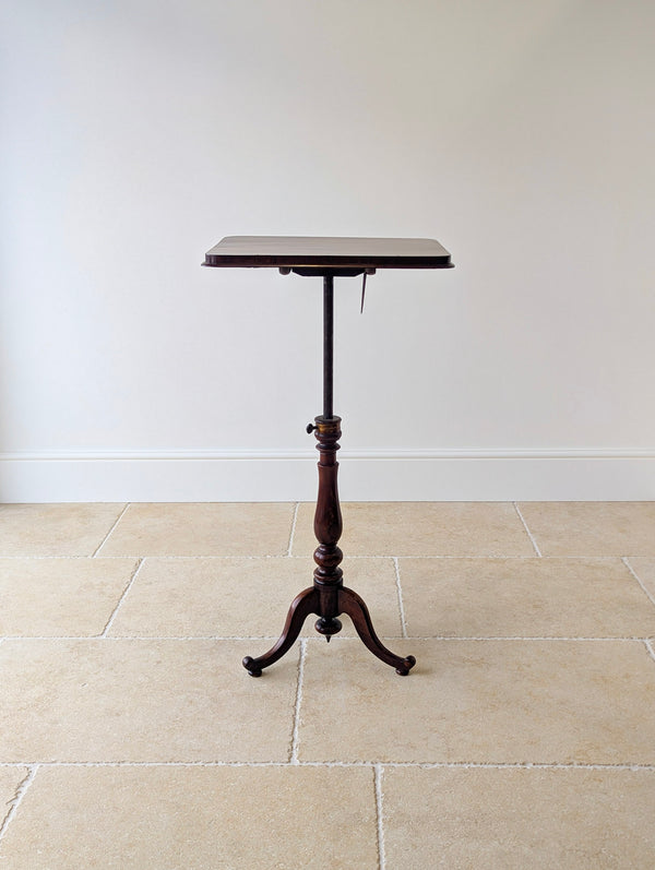 Antique William IV Rosewood Reading Stand & Occasional Table c.1830