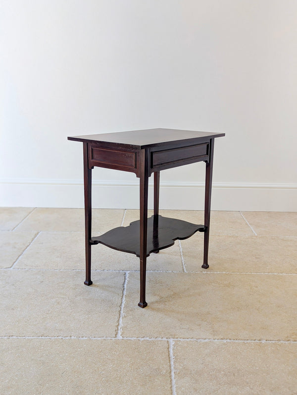 Antique Victorian Mahogany Side Table c.1890