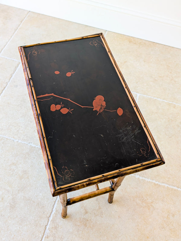 Antique Victorian Bamboo Occasional Table c.1890