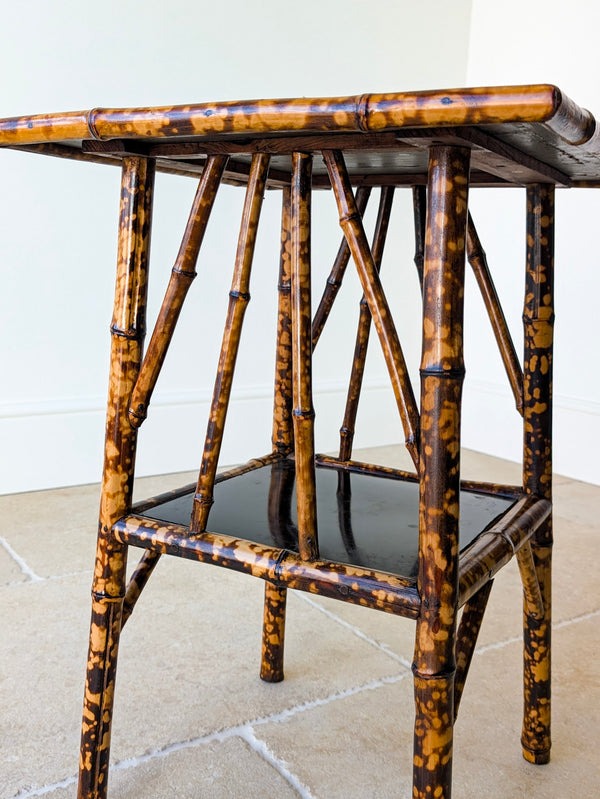 Antique Victorian Bamboo Occasional Table c.1890