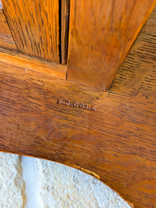 Antique Arts & Crafts Oak Occasional Table c.1900
