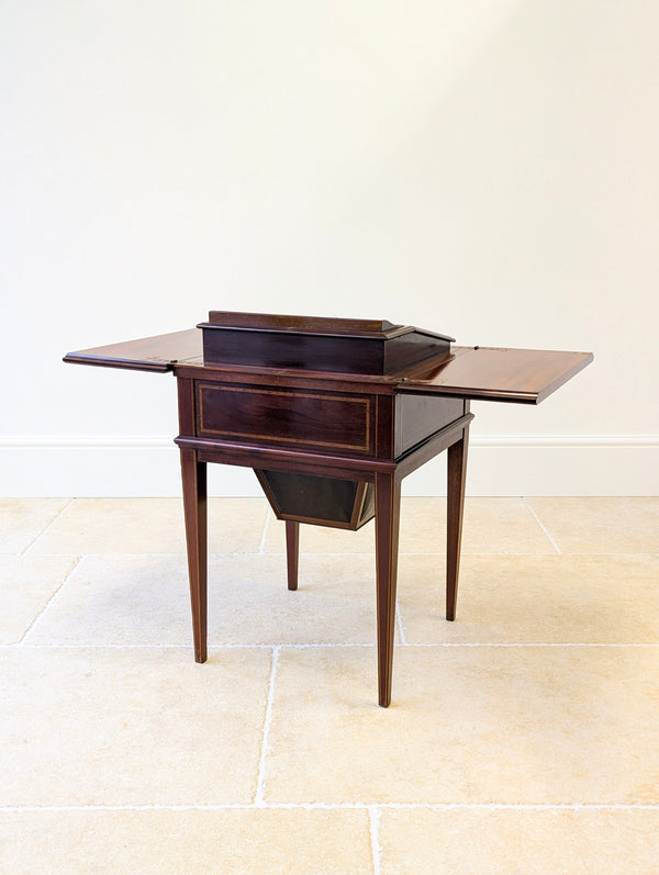 Antique Edwardian Mahogany Metamorphic Writing Table c.1900