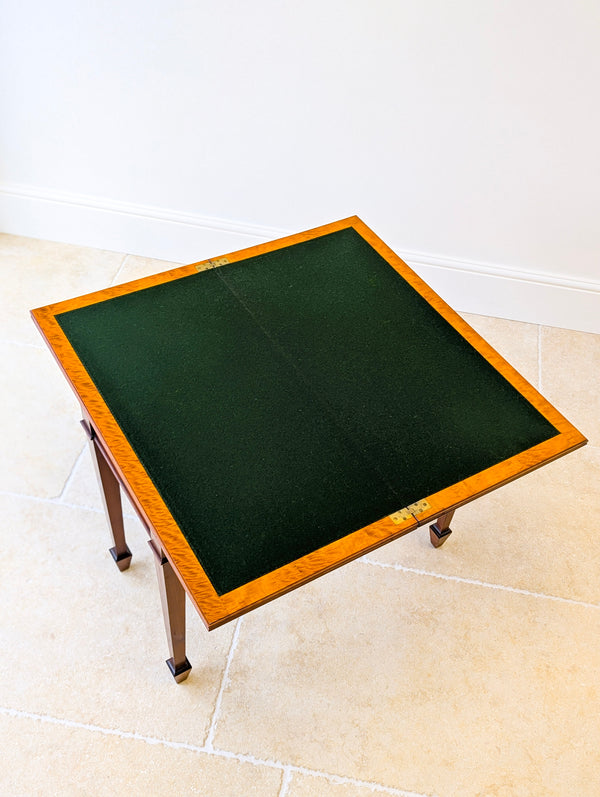 Antique Victorian Mahogany Card Table c.1890