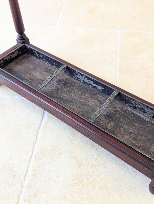 Antique Victorian Mahogany Country House Stick Stand c.1890