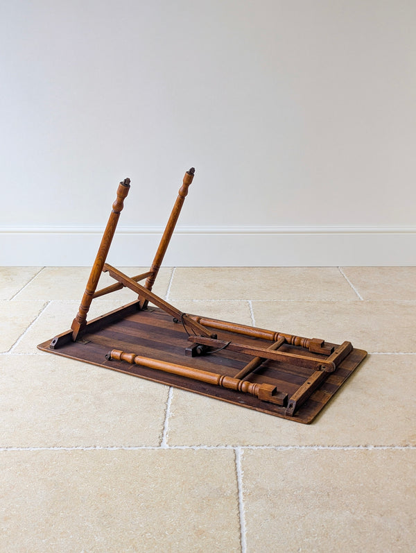 Antique Edwardian Oak Folding Table c.1905