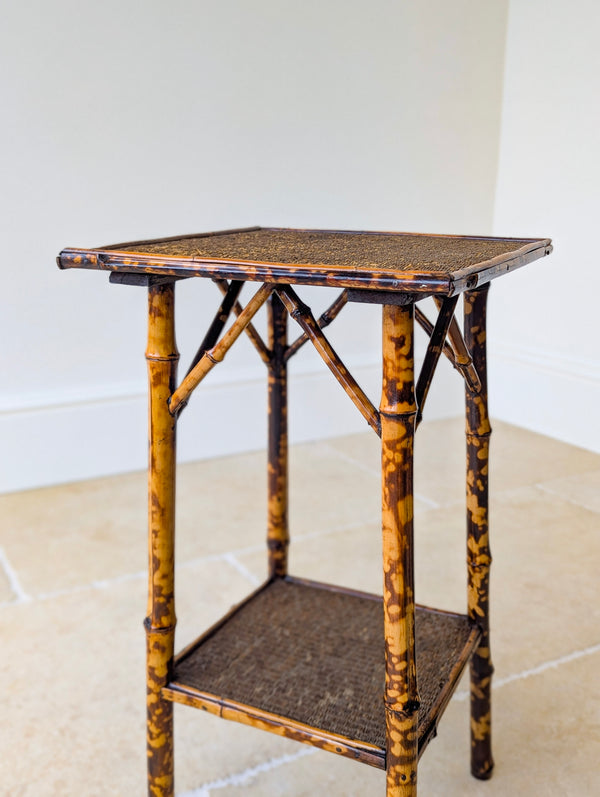 Antique Victorian Bamboo Occasional Table c.1890