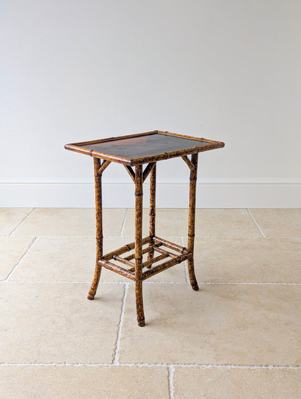 Antique Victorian Bamboo Occasional Table c.1890