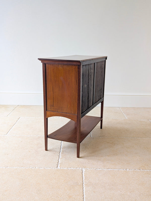 Antique Edwardian Mahogany Music Cabinet c.1910