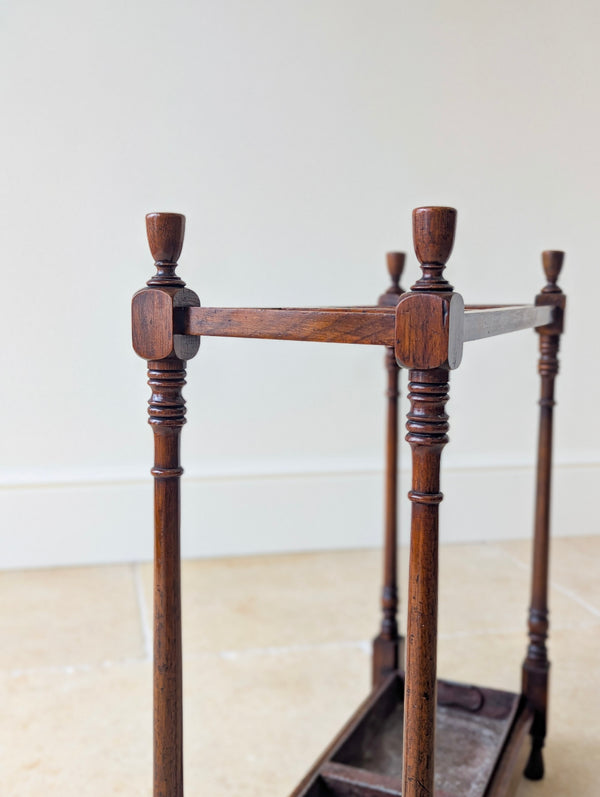 Antique Victorian Mahogany Stick Stand c.1890