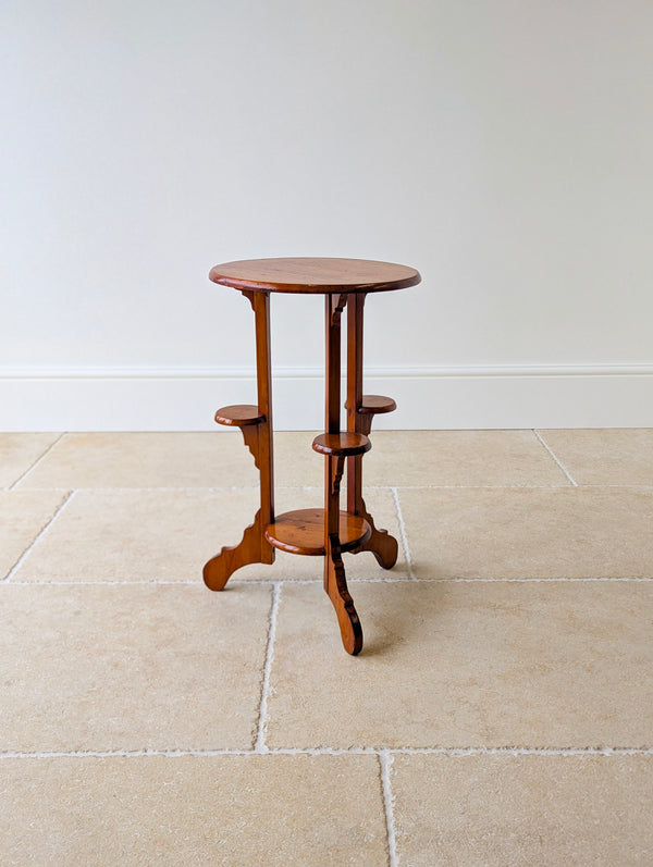 Antique Early 20th Century Beech Occasional Table c.1920