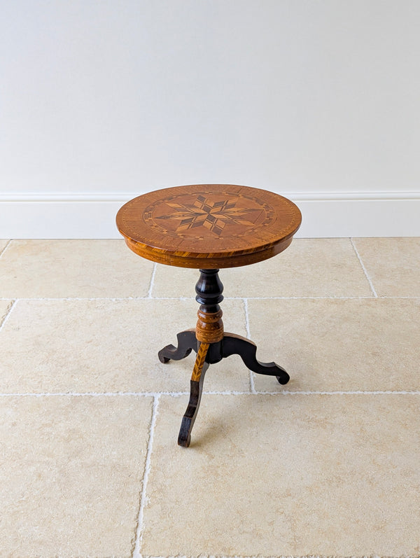 Antique Victorian Italian Marquetry Sorrento Table c.1880