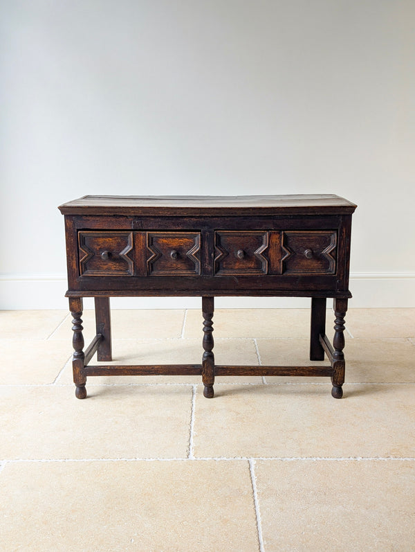 Antique Late 17th Century Oak Dresser Base c.1690