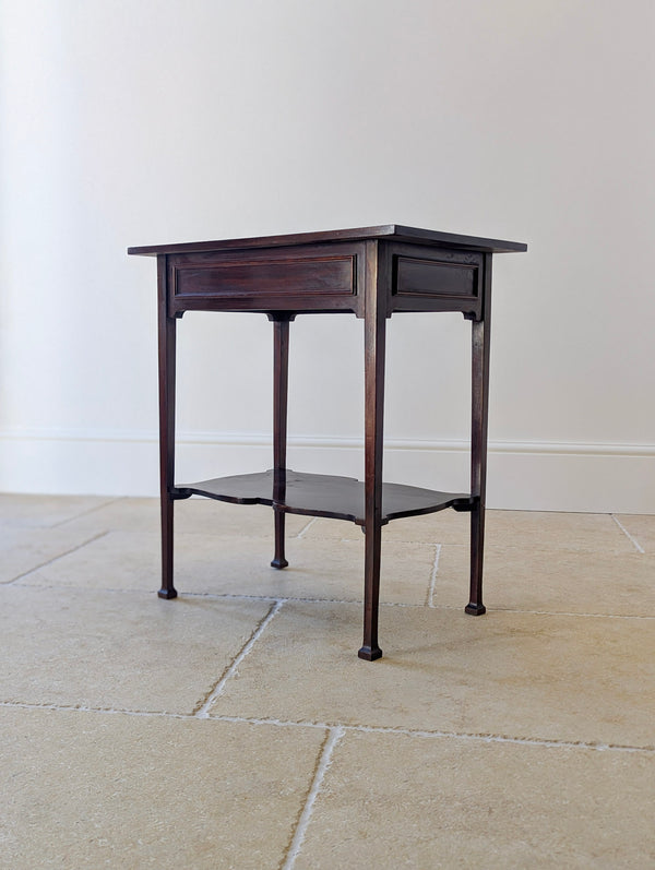 Antique Victorian Mahogany Side Table c.1890