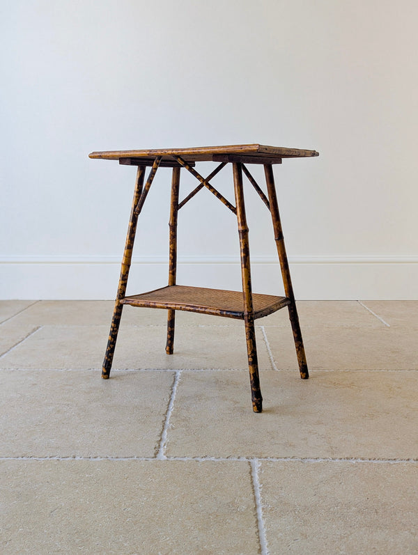 Antique Victorian Bamboo Occasional Table c.1890