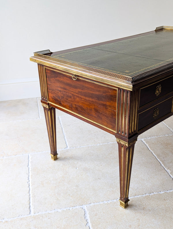 Antique Edwardian Louis XVI Style Mahogany Writing Desk by Spillman & Co. c.1910