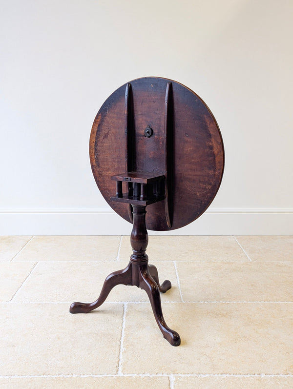 Antique Georgian Mahogany Birdcage Tripod Table c.1790