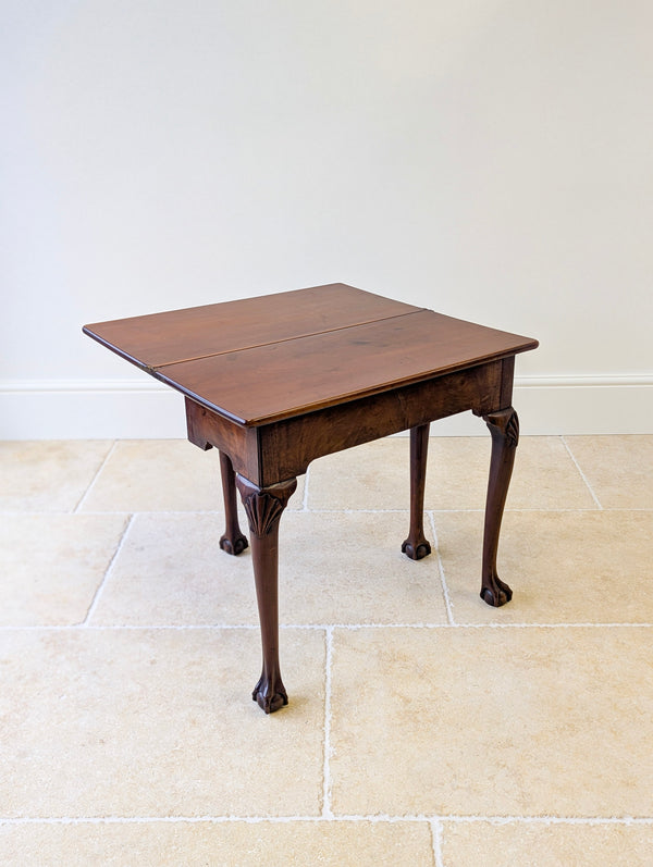 Antique Regency Mahogany Fold-Over Tea Table c.1810