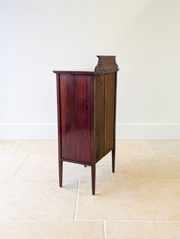 Antique Edwardian Inlaid Mahogany Glazed Display Cabinet c.1910