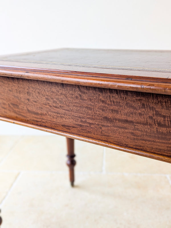 Antique Victorian Mahogany Writing Table c.1890