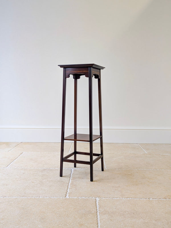 Antique Edwardian Mahogany Plant Stand c.1910