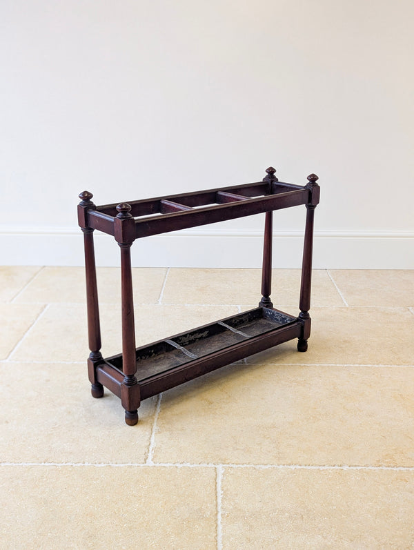 Antique Victorian Mahogany Country House Stick Stand c.1890