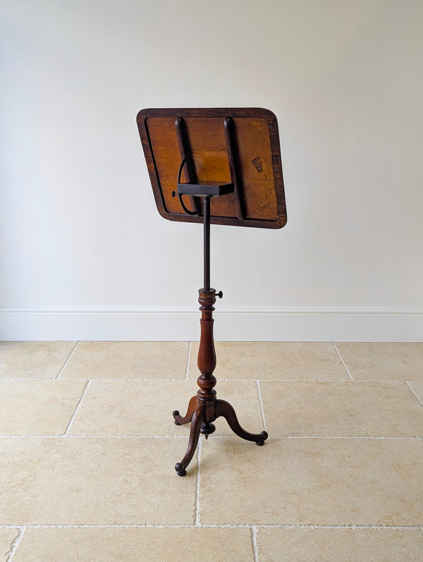 Antique William IV Rosewood Reading Stand & Occasional Table c.1830