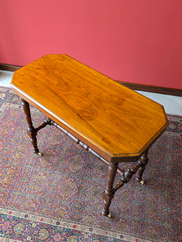 Antique Victorian Mahogany Aesthetic Movement Occasional Table