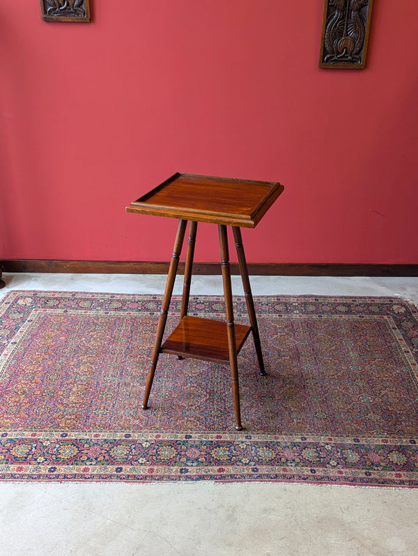 Antique Victorian Mahogany Aesthetic Movement Table / Plant Stand