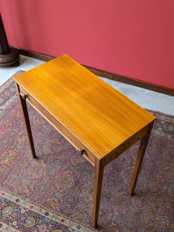 Mid Century Teak Side Table / Small Desk by Younger