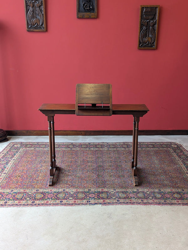 Antique Victorian Mahogany Metamorphic Music Stand / Reading Table