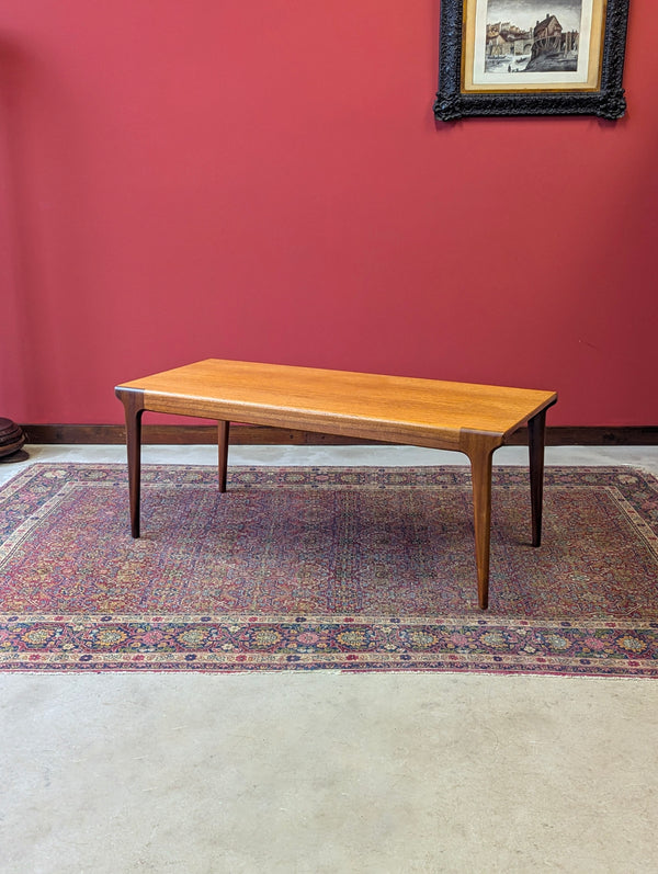 Mid Century 1960’s Long Teak Coffee Table