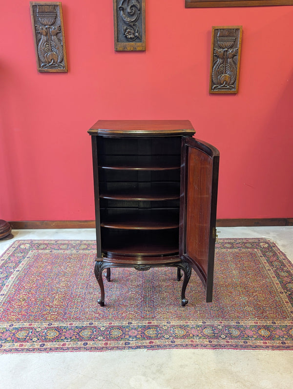 Antique Victorian Carved Mahogany Cupboard / Cabinet / Bedside