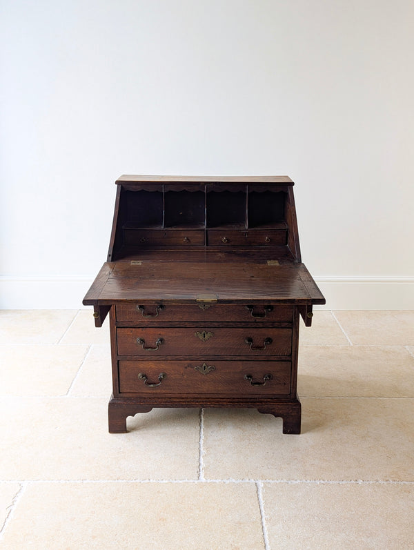 Antique George III Oak Bureau c.1780