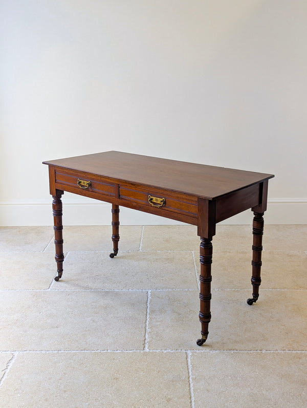 Antique Victorian Mahogany Writing Table c.1880
