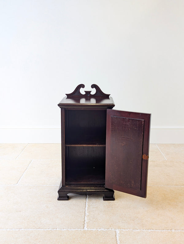Antique Victorian Mahogany Bedside Cabinet c.1870