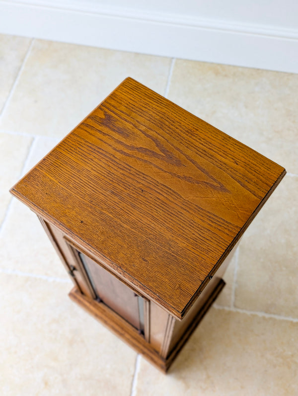 Antique Victorian Oak Bedside Cabinet c.1890