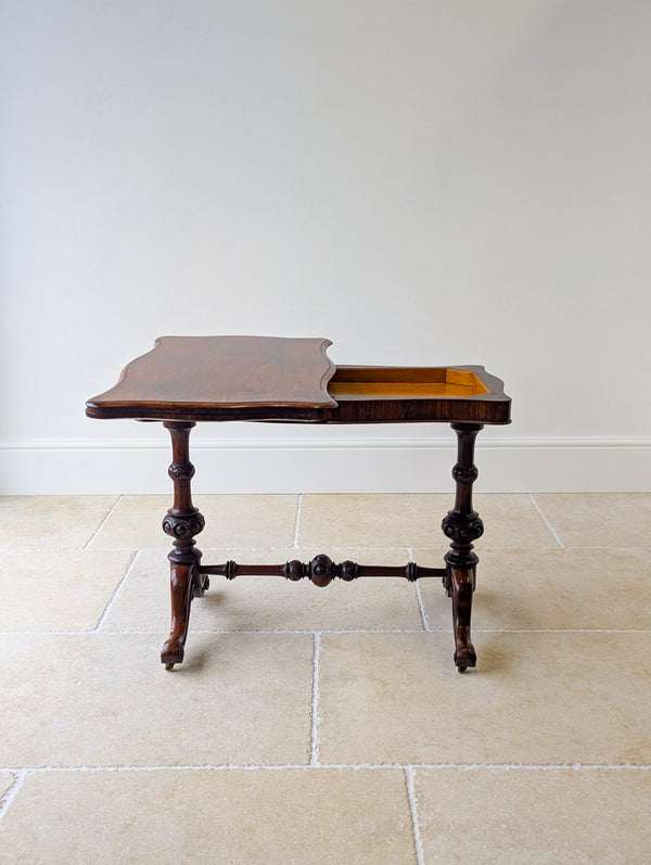 Antique Victorian Rosewood Card Table c.1860