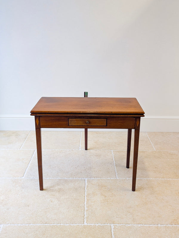 Antique Late Georgian Mahogany Tea Table c.1800