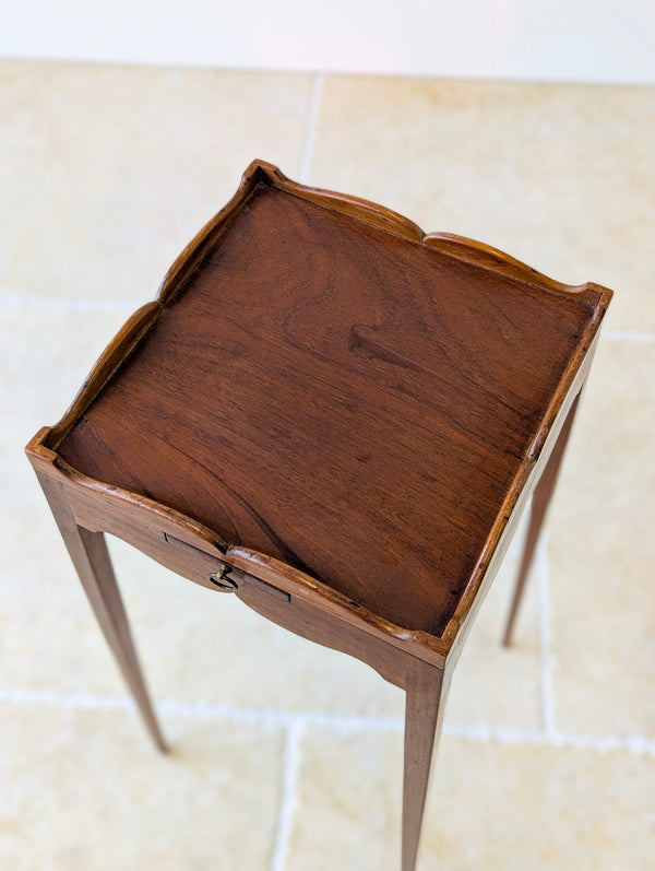 Antique Edwardian Mahogany Urn Stand with Slide c.1905