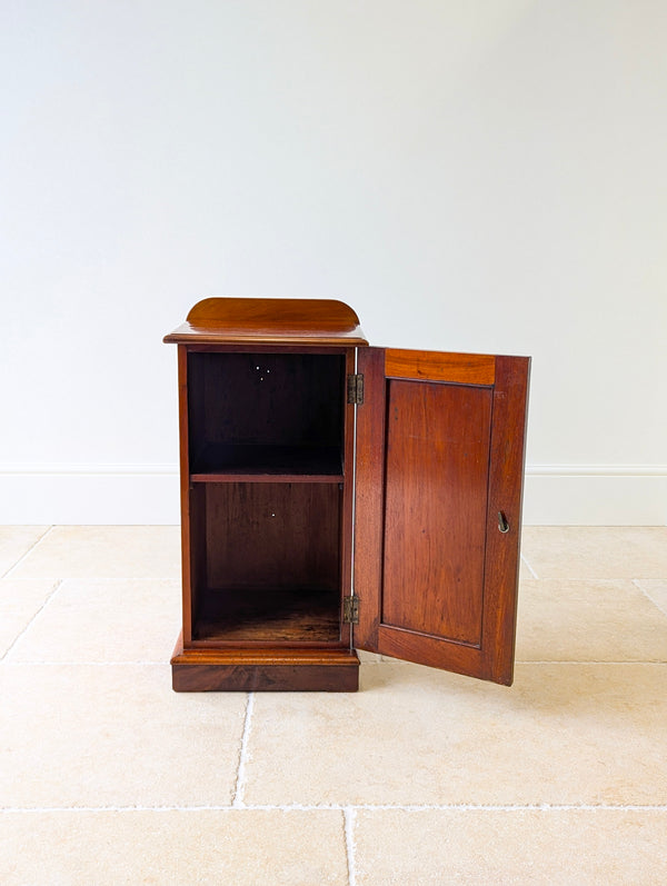 Antique Victorian Mahogany Bedside Cabinet c.1880